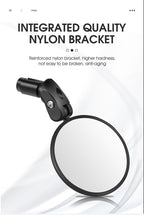 Circular Bar End Mirrors for bicycles
