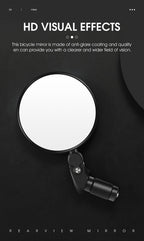Circular Bar End Mirrors for bicycles
