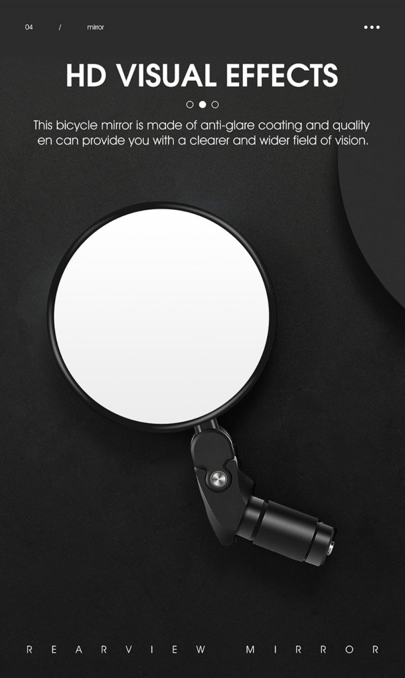 Circular Bar End Mirrors for bicycles