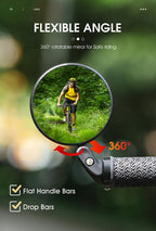 Circular Bar End Mirrors for bicycles